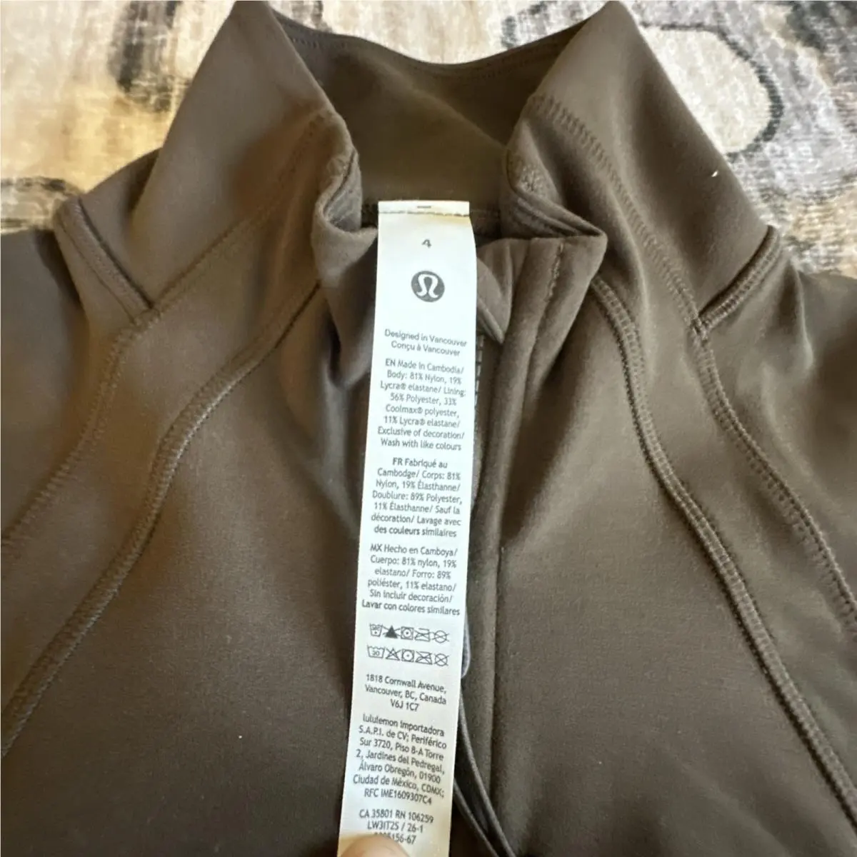 Lululemon clothing - Brown 2