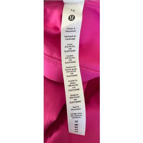 Lululemon clothing - Sonic Pink 9