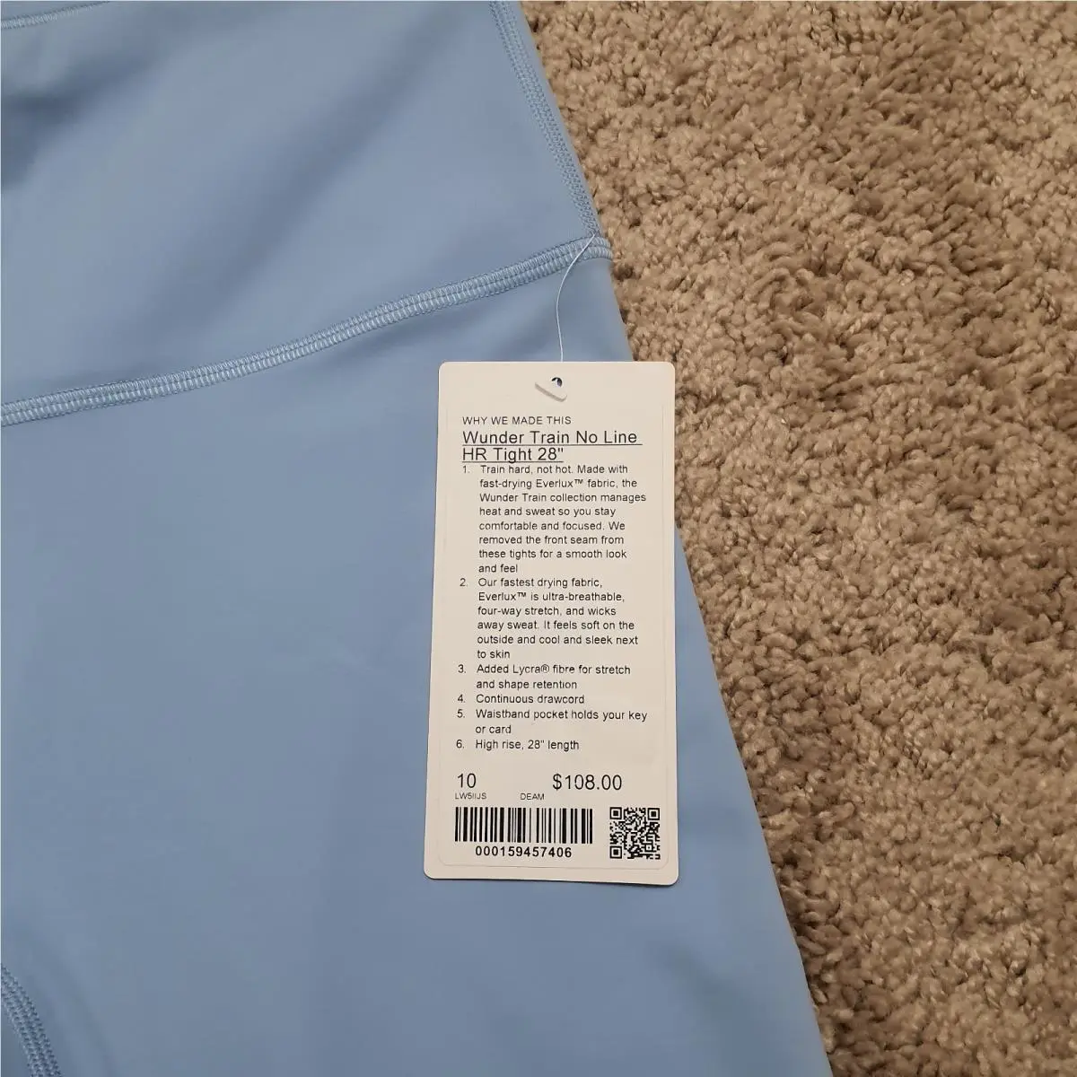 Lululemon clothing - Blue 1