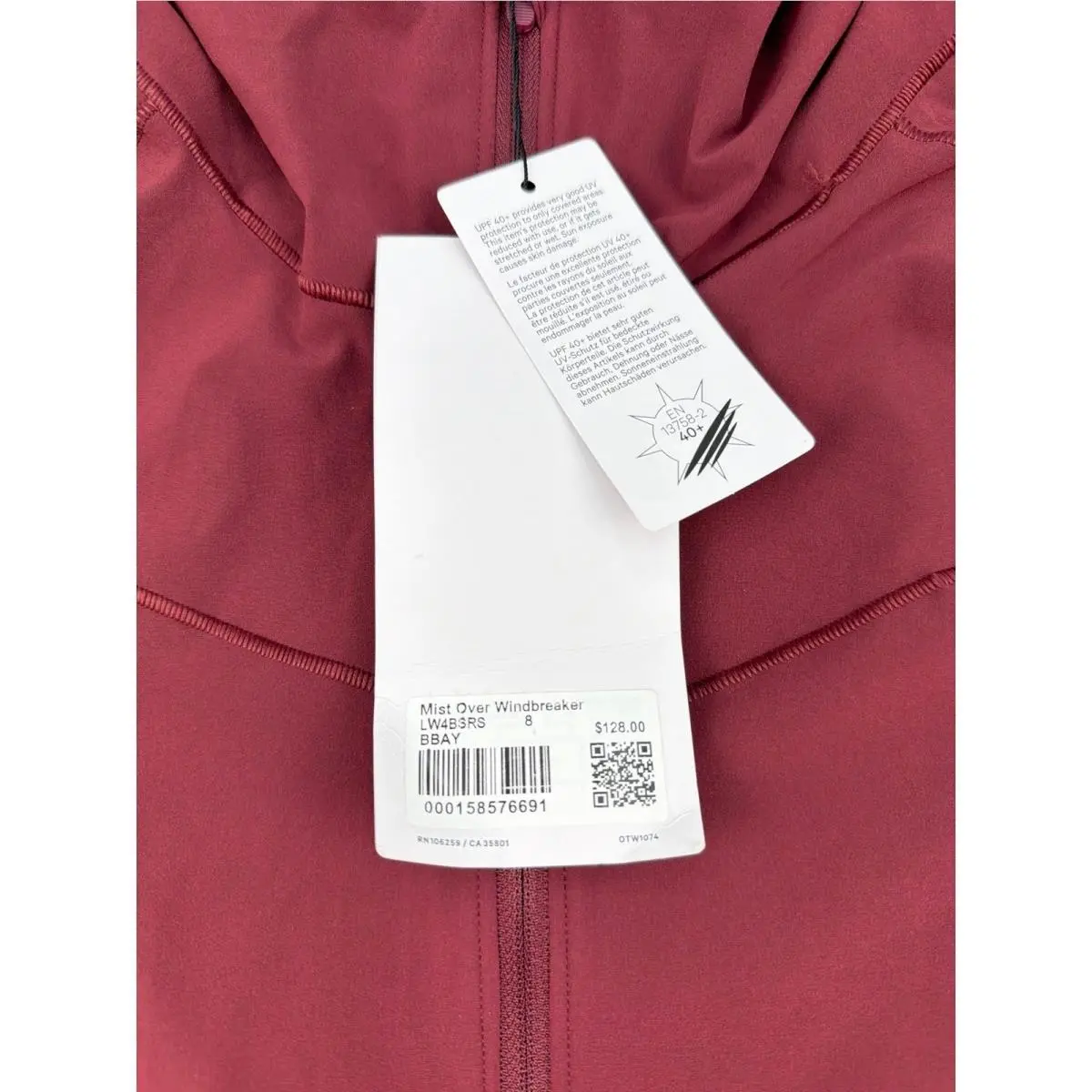 Lululemon clothing - Lululemon Mist Over Windbreaker - Mist Over Windbreaker - Red 0