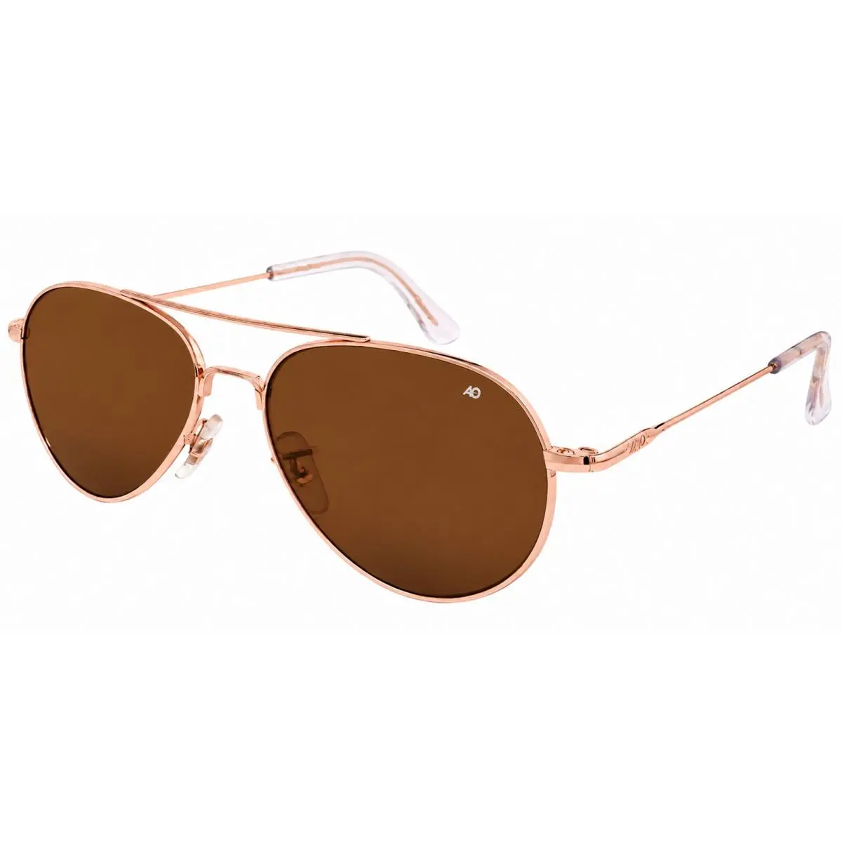 General Rose Gold-tone Avaitor Sunglasses - GEN558STCLBNN by American Optical