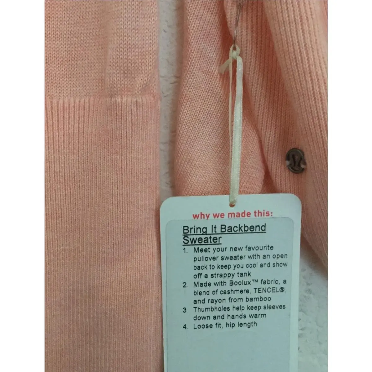 Lululemon clothing - Minty Pink 1