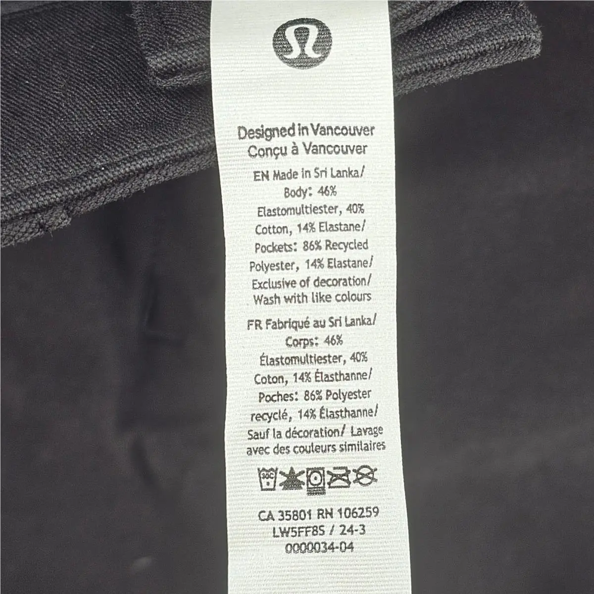 Lululemon clothing - City Sleek Barrel-Leg Pant - City Sleek Pant - Black 5