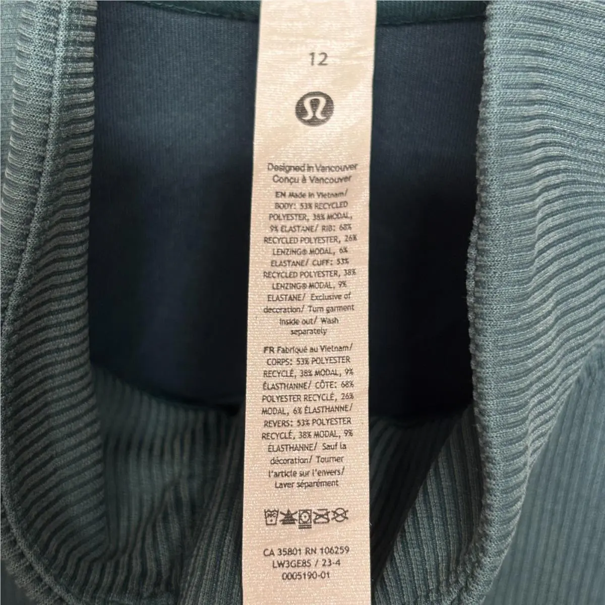 Lululemon clothing - Teal 6
