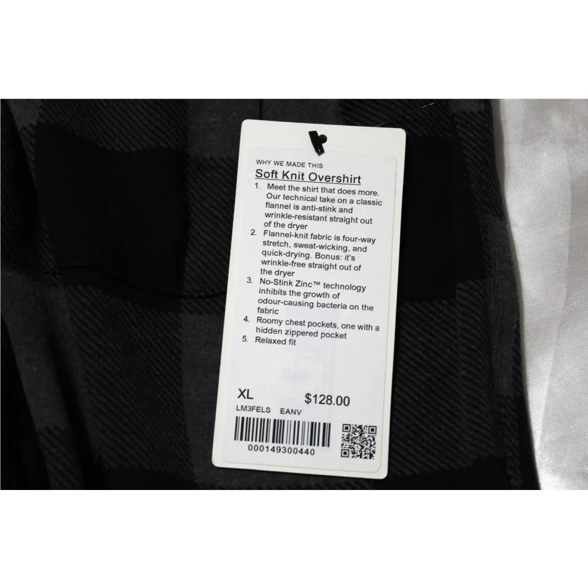 Lululemon clothing - Lululemon Soft Knit Overshirt - Soft Knit Overshirt - Black & Gray 1