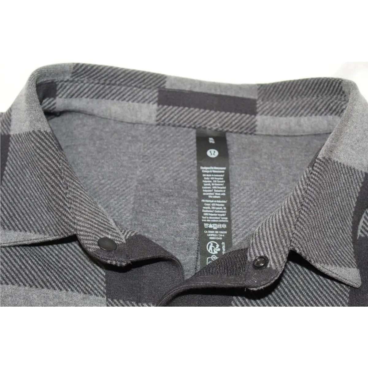 Lululemon clothing - Lululemon Soft Knit Overshirt - Soft Knit Overshirt - Black & Gray 3
