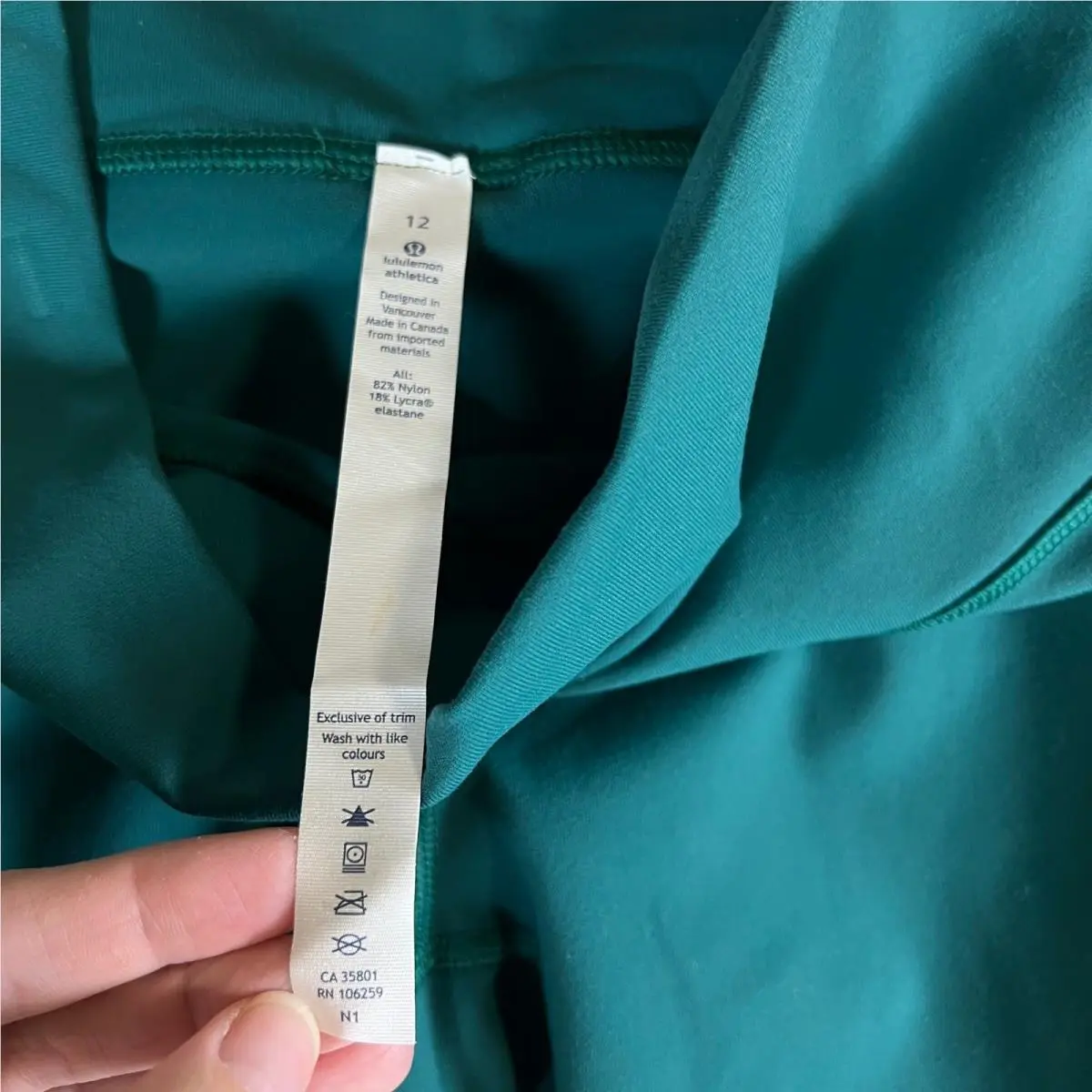 Lululemon clothing - Wunder Under High-Rise Pant - Wunder Under Pant - Green 1