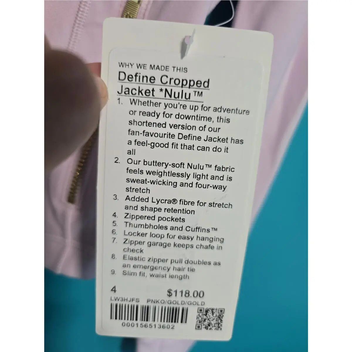 Lululemon clothing - Pink 1