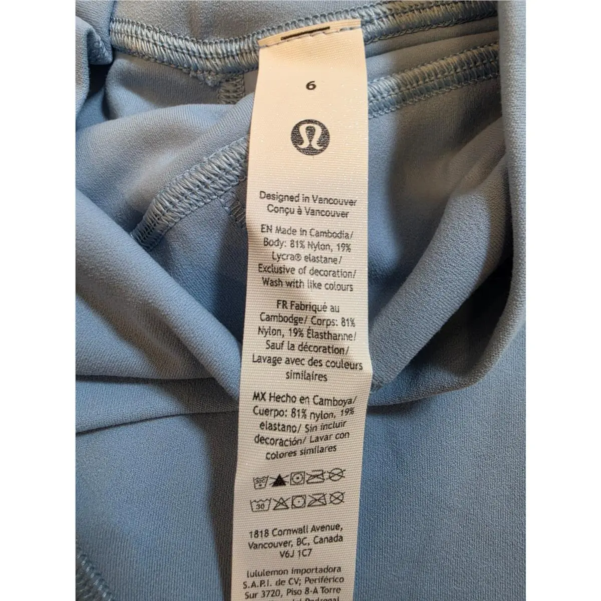 Lululemon clothing - Utility Blue 7