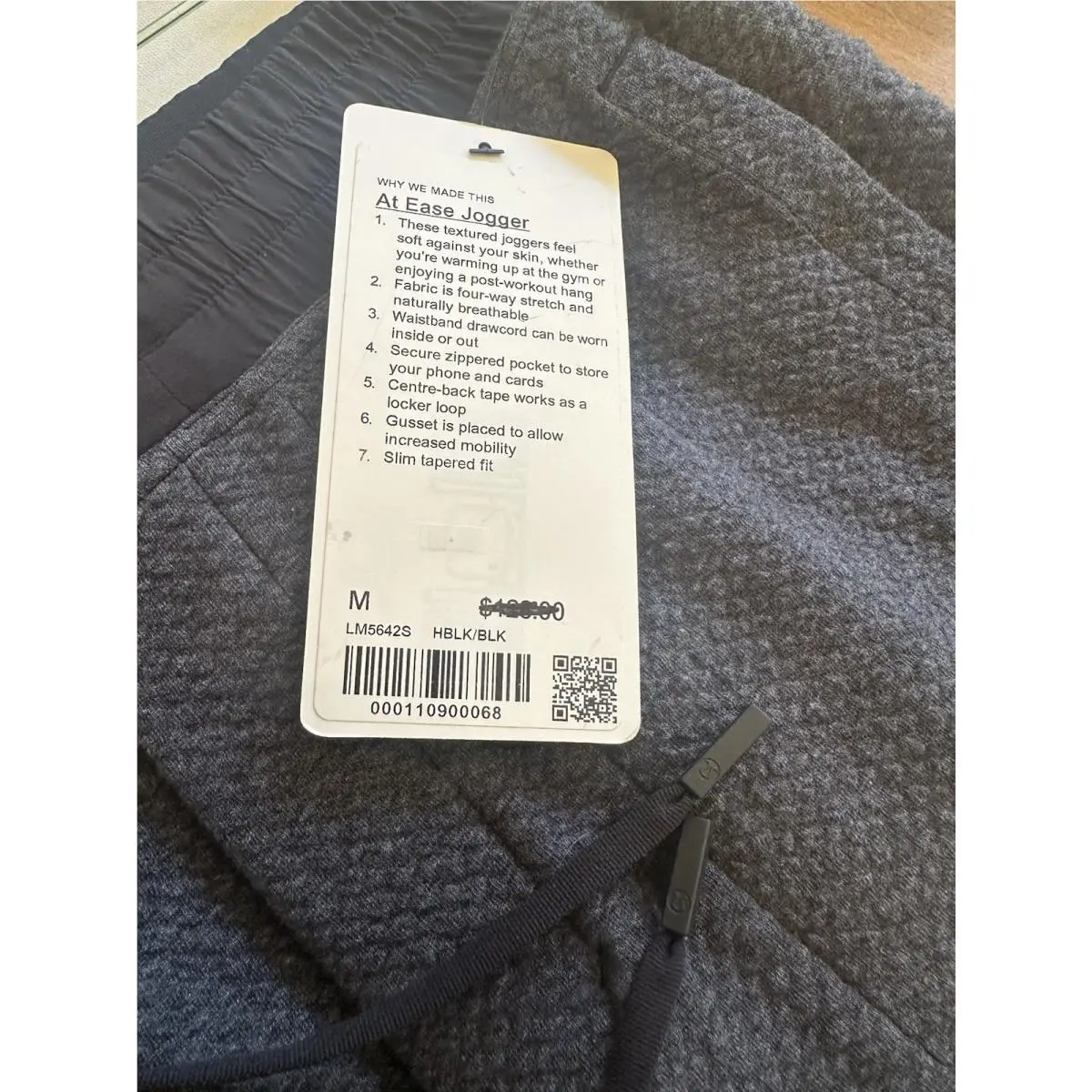 Lululemon clothing - At Ease Jogger - Ease Jogger - M5642S - Black 2