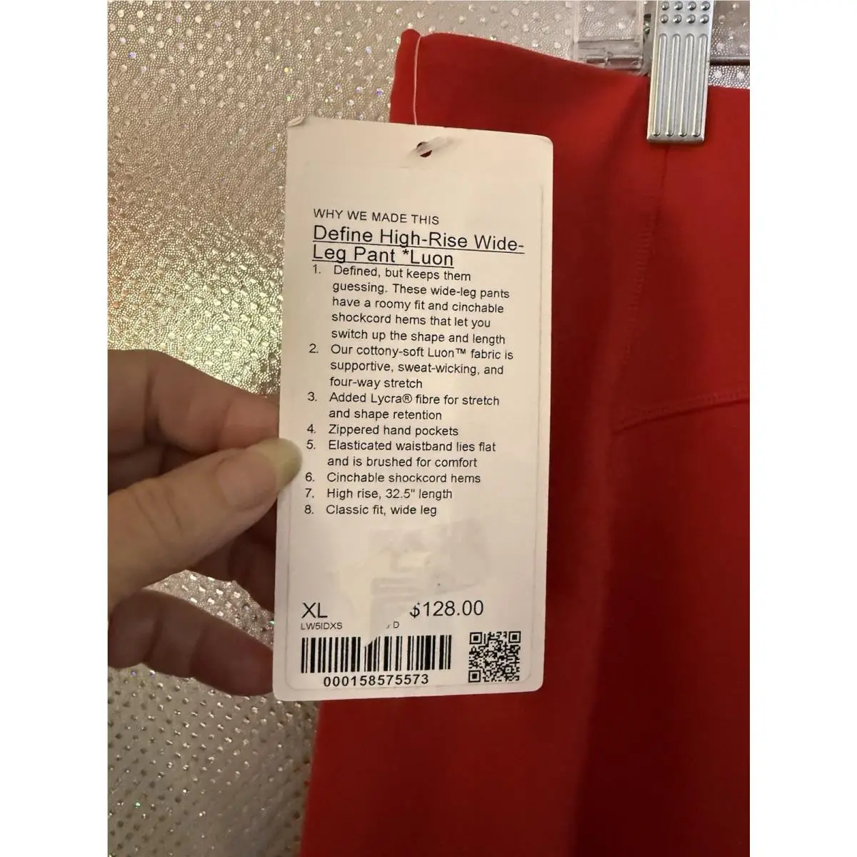 Lululemon clothing - Red 3