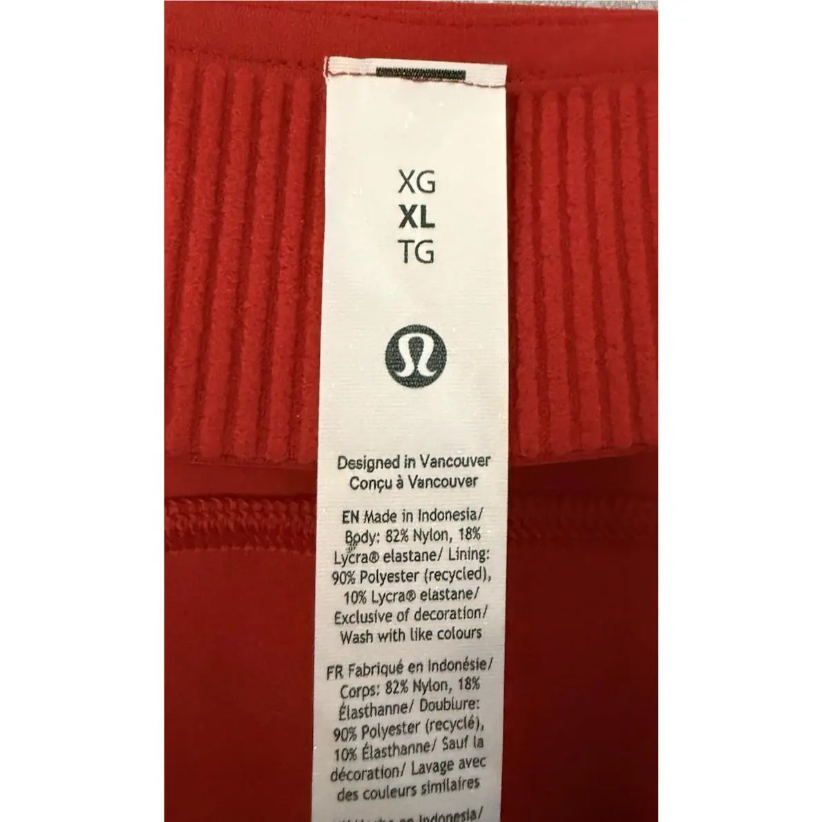Lululemon clothing - Red 5