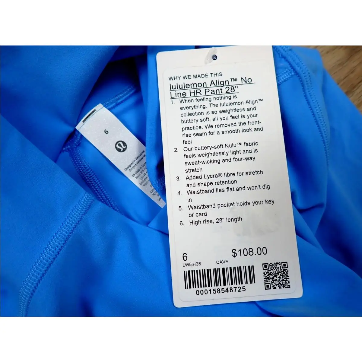 Lululemon clothing - Blue 1