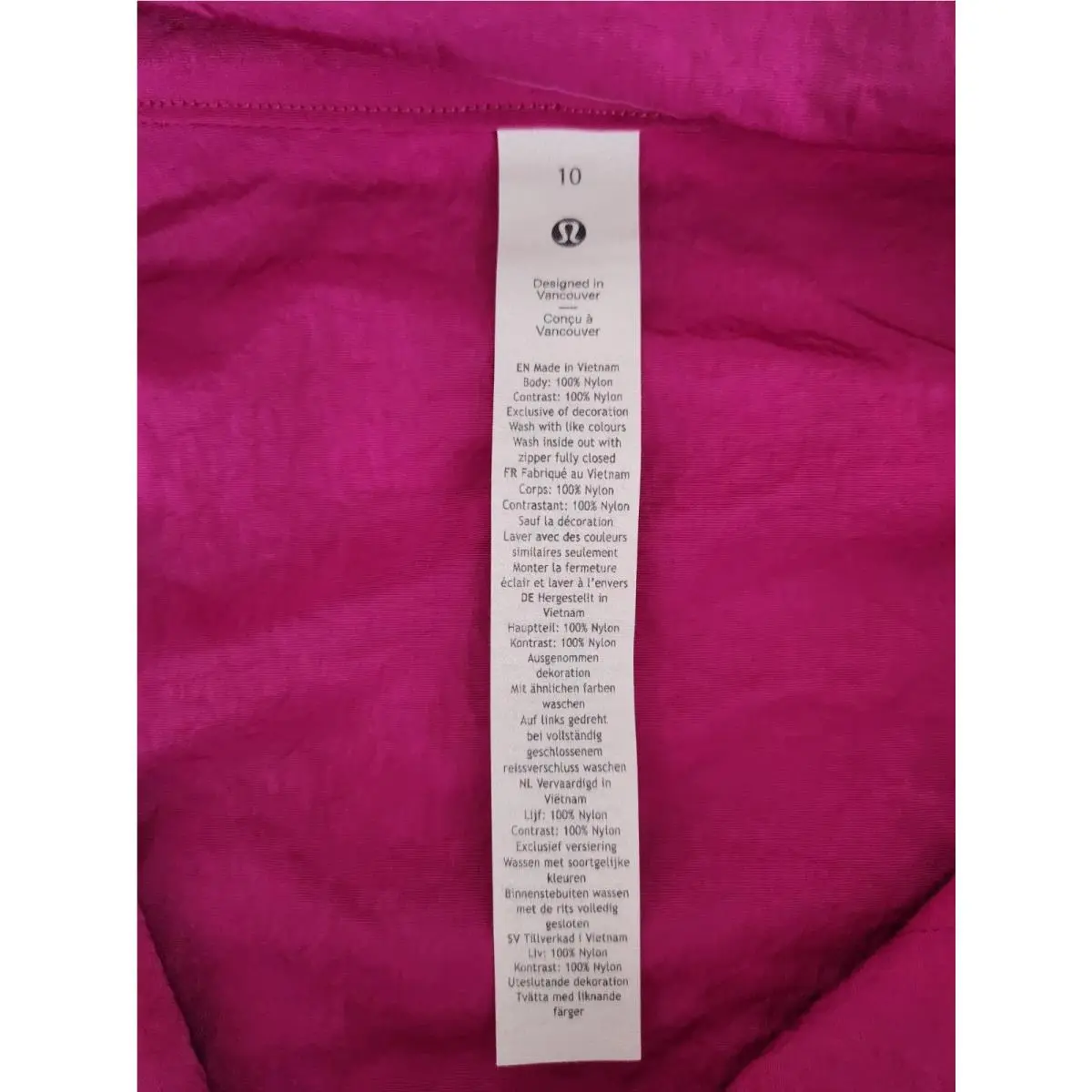 Lululemon clothing - Ripened Raspberry 6