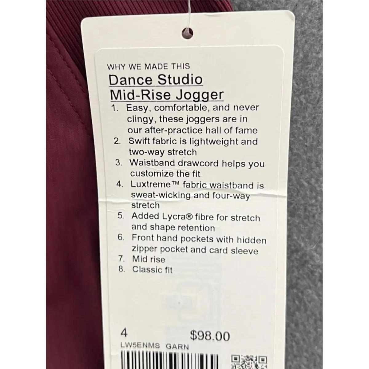 Lululemon clothing - Red 4