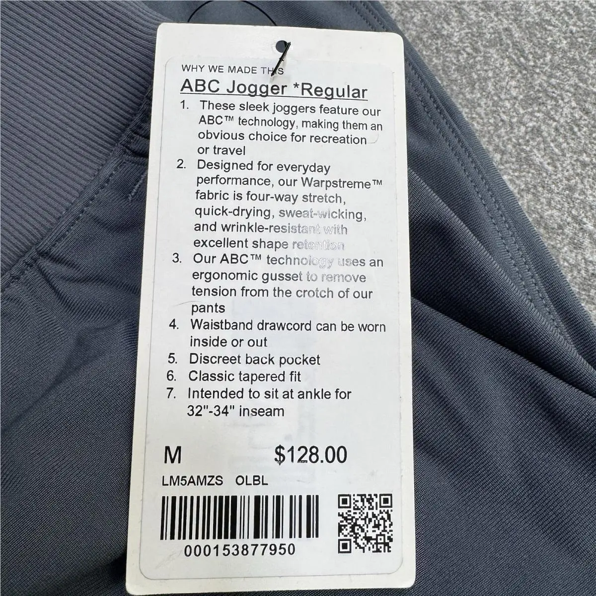 Lululemon clothing - Lululemon ABC Jogger Regular - ABC Jogger Regular - LM5AMZS - Blue 7