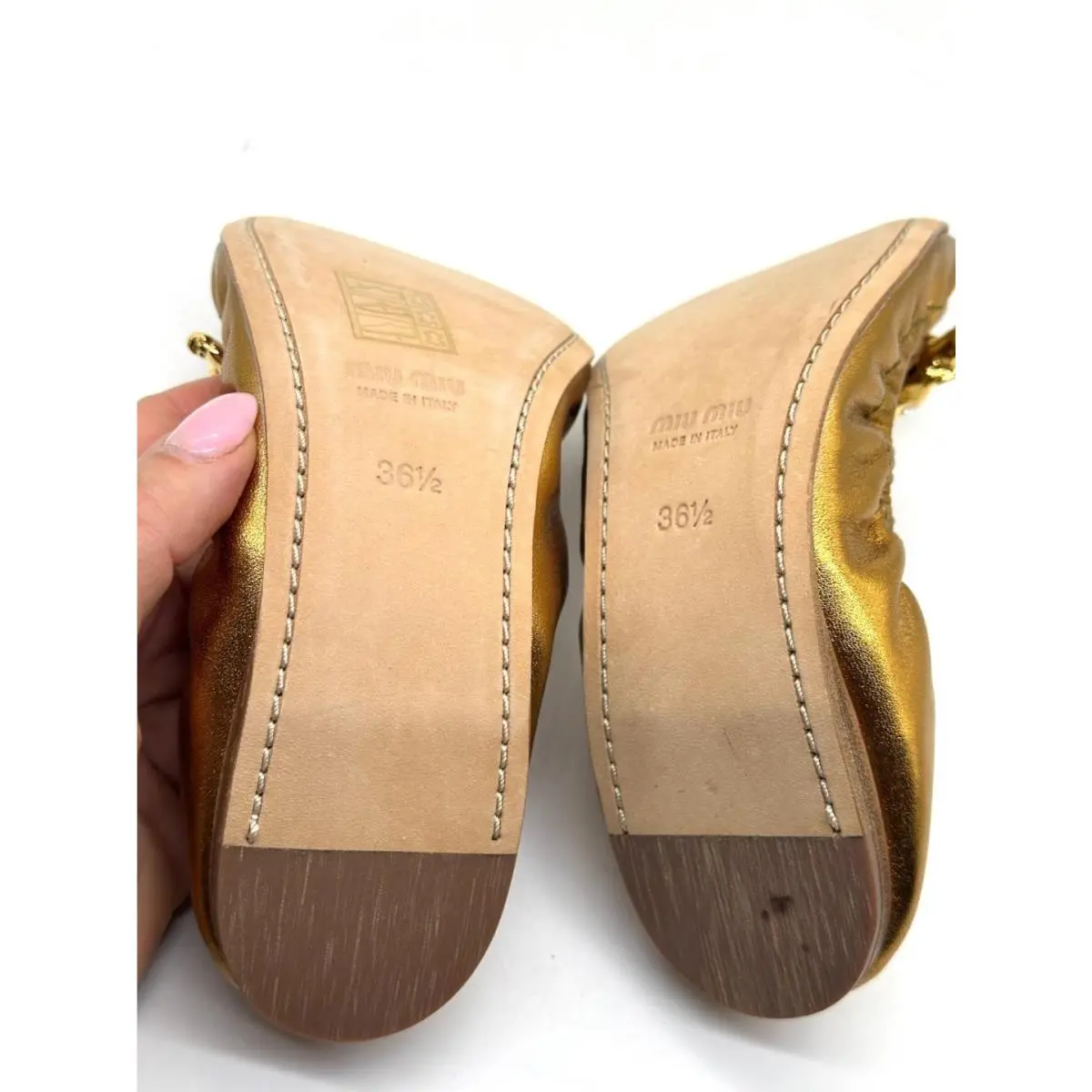 Miu Miu shoes - Gold 11