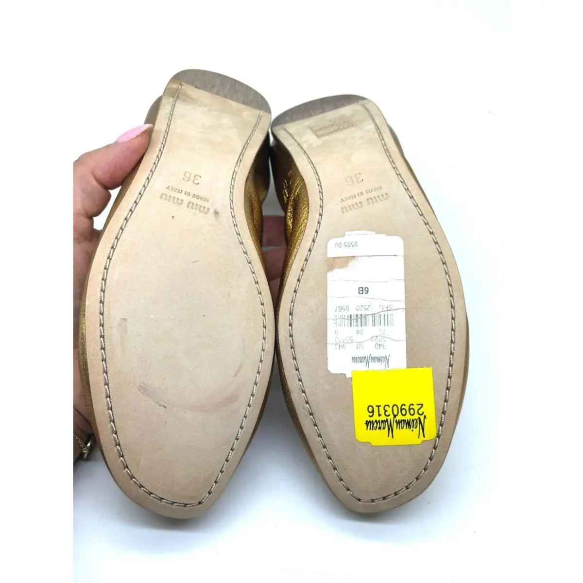 Miu Miu shoes - Gold 31