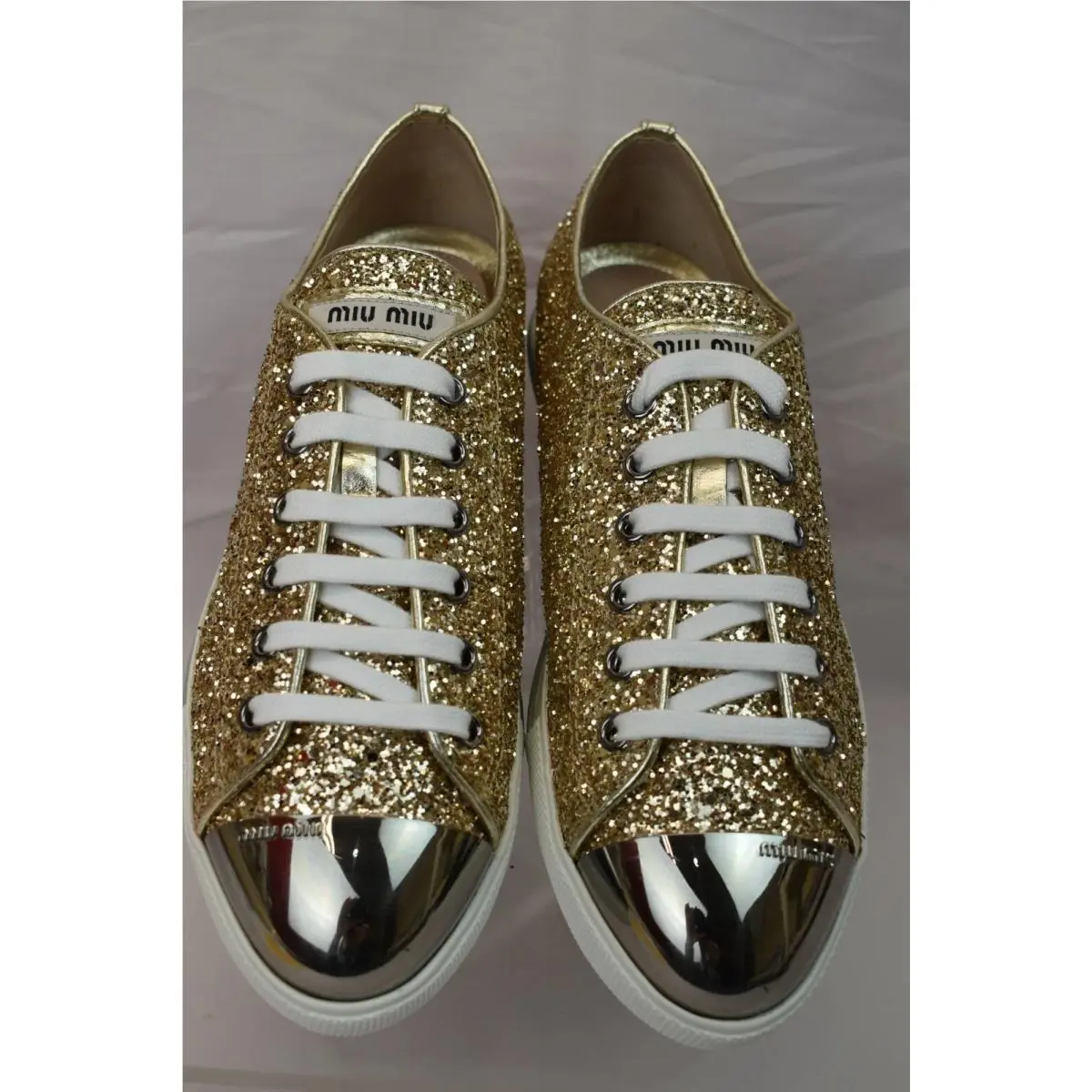 Miu Miu shoes - 5E8998 - 5E8998 - Gold (UPC: 8059299528407) 0