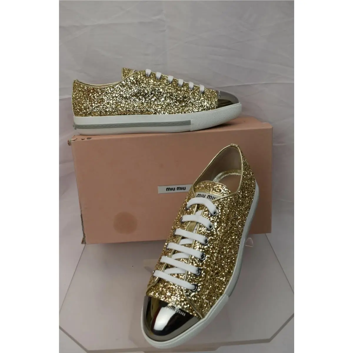Miu Miu shoes - 5E8998 - 5E8998 - Gold (UPC: 8059299528407) 1