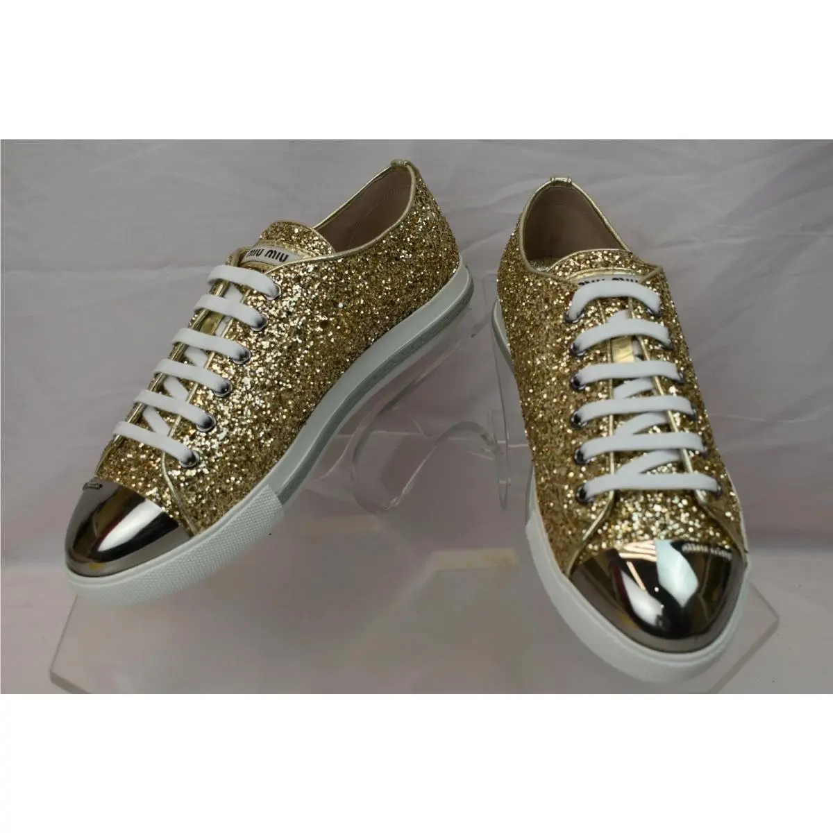 Miu Miu shoes - 5E8998 - 5E8998 - Gold (UPC: 8059299528407) 3