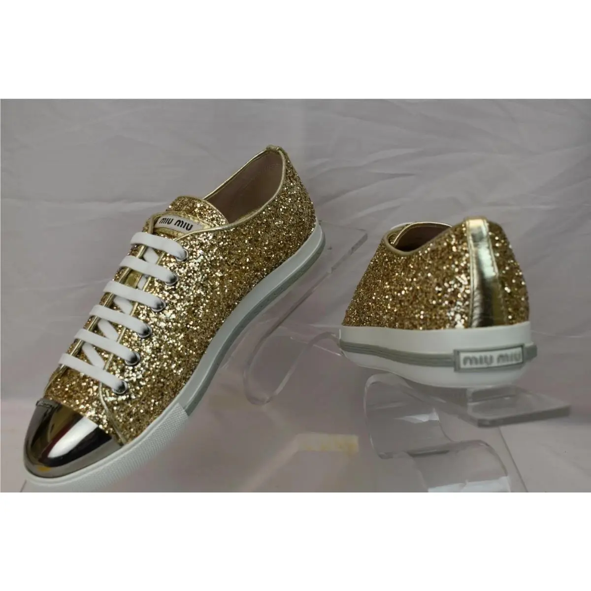 Miu Miu shoes - 5E8998 - 5E8998 - Gold (UPC: 8059299528407) 5