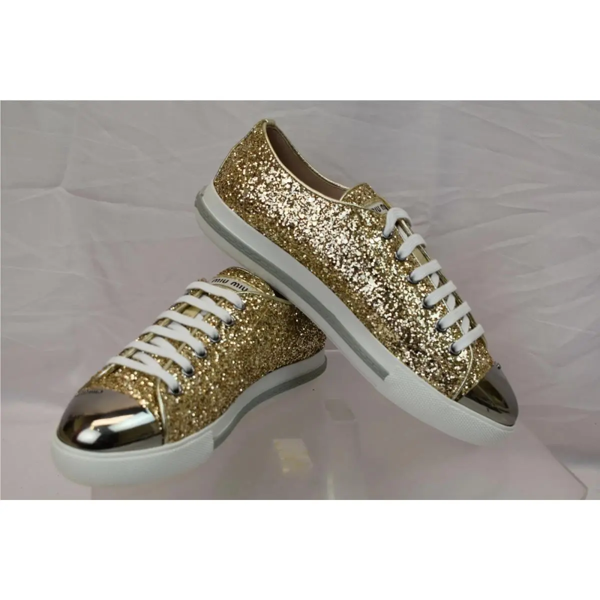 Miu Miu shoes - 5E8998 - 5E8998 - Gold (UPC: 8059299528407) 6