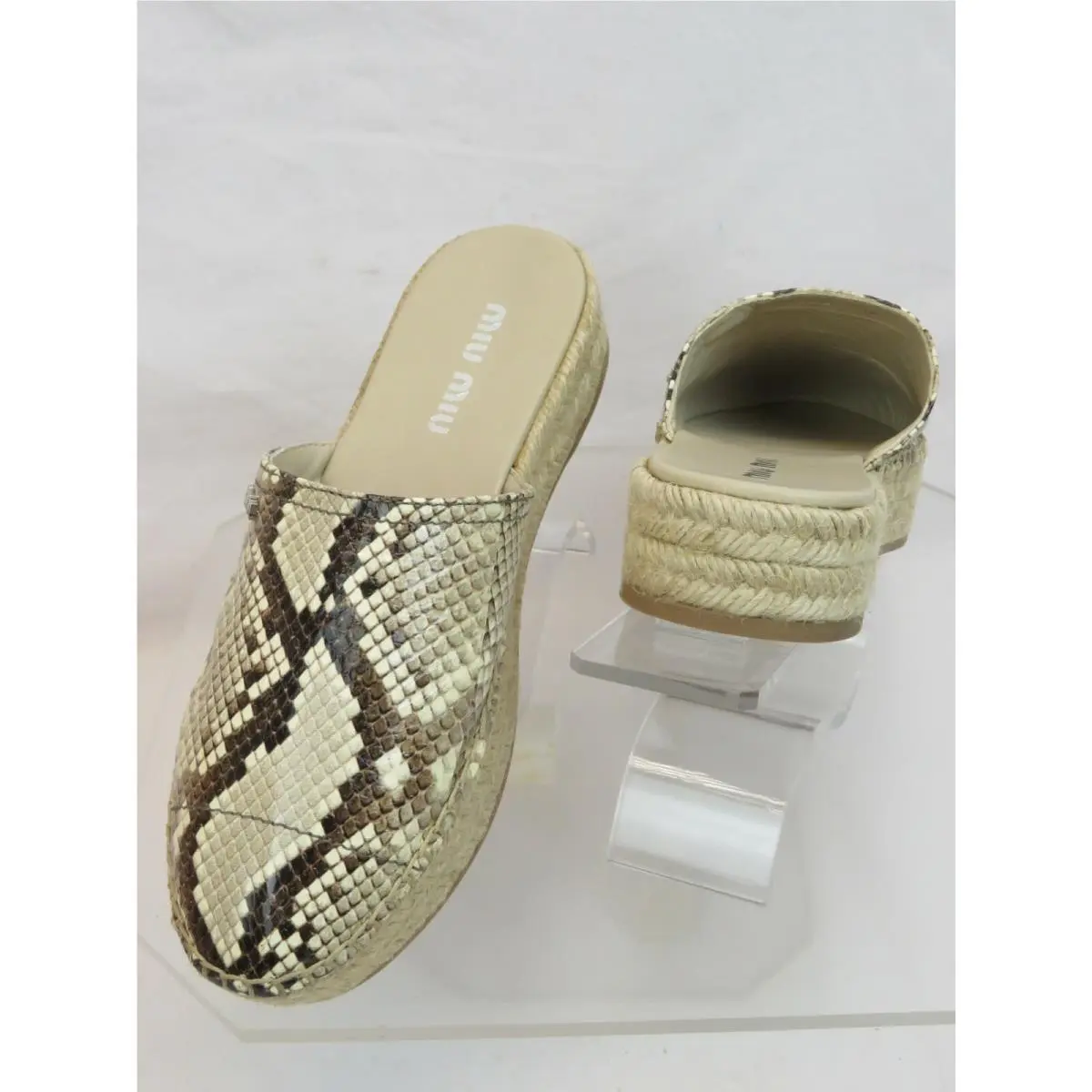 Miu Miu shoes - 5S787C - 5S787C - Beige (UPC: 8051188851689) 1