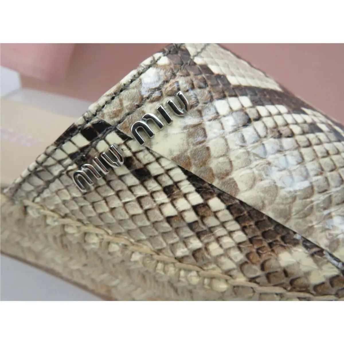 Miu Miu shoes - 5S787C - 5S787C - Beige (UPC: 8051188851689) 0