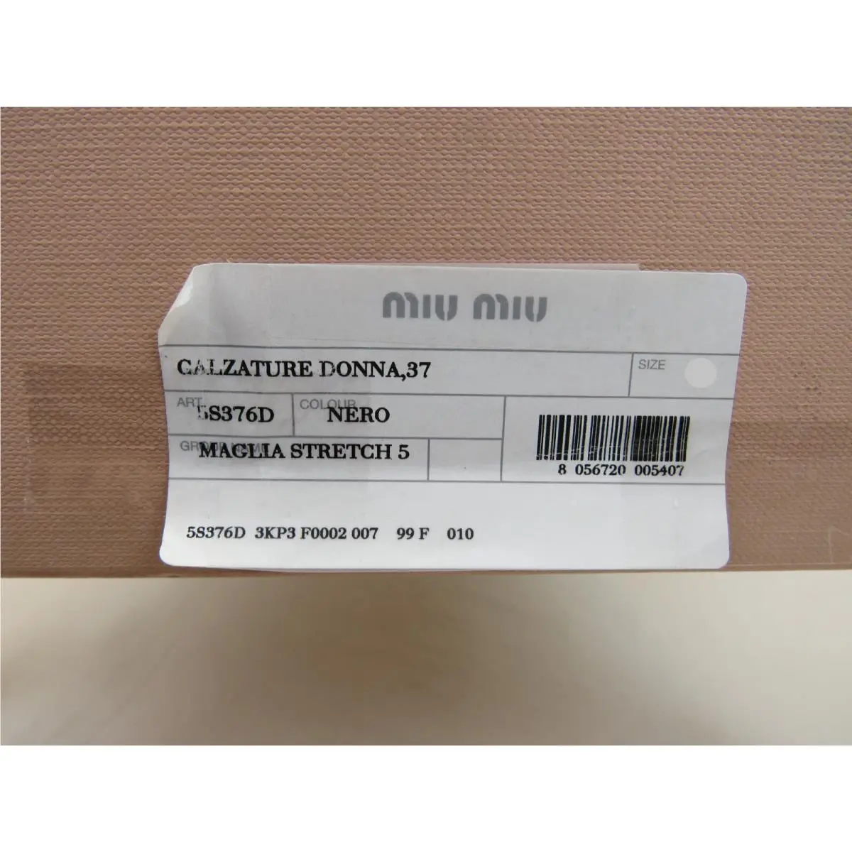 Miu Miu shoes - 5S376D - 5S376D - Black (UPC: 8056720005407) 11