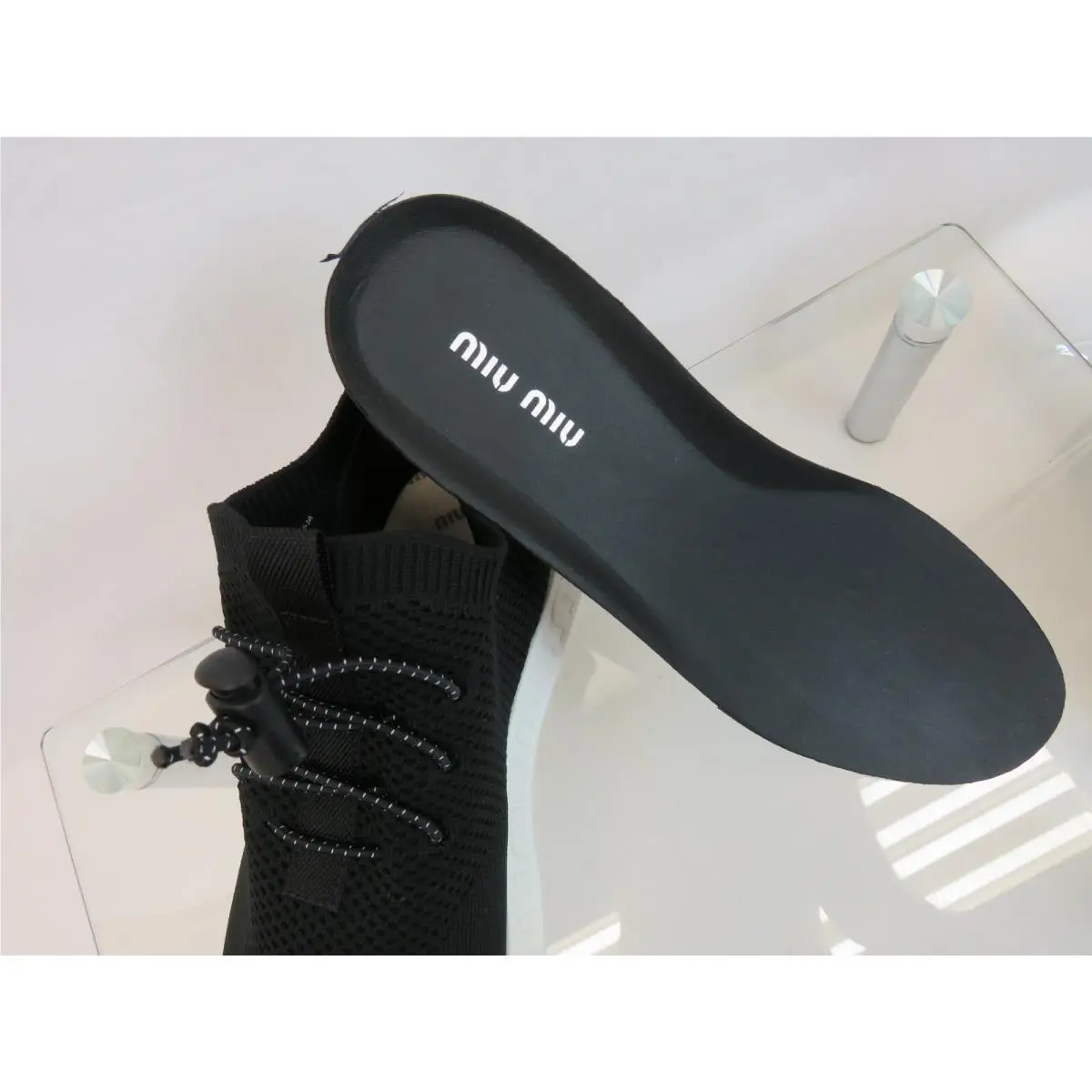 Miu Miu shoes - 5E088D - 5E088D - Black (UPC: 8059518009809) 5