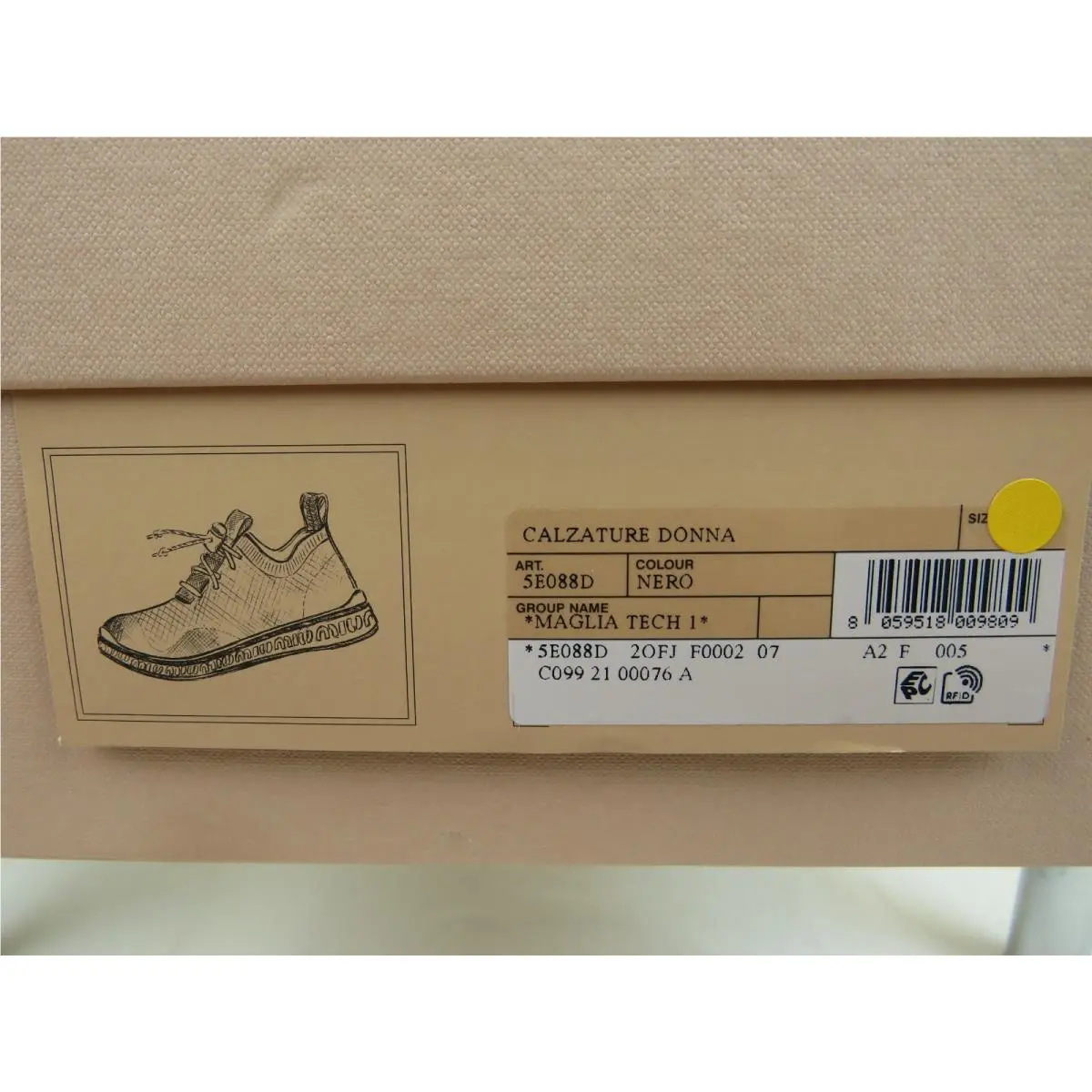 Miu Miu shoes - 5E088D - 5E088D - Black (UPC: 8059518009809) 9