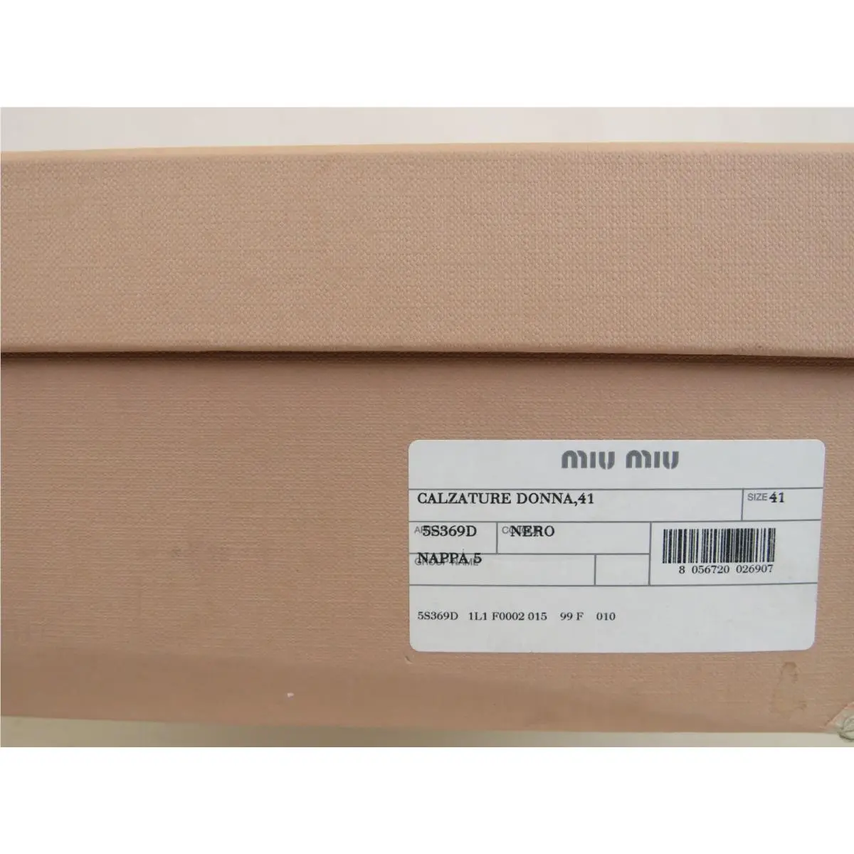 Miu Miu shoes - 5S369D - 5S369D - Black (UPC: 8059518988005) 12