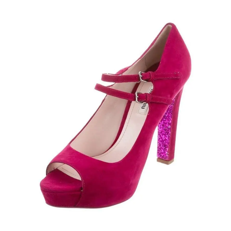 Miu Miu shoes - MIU MIU PRADA 5KP238 - PRADA - Red (UPC: 8058094208415) 2