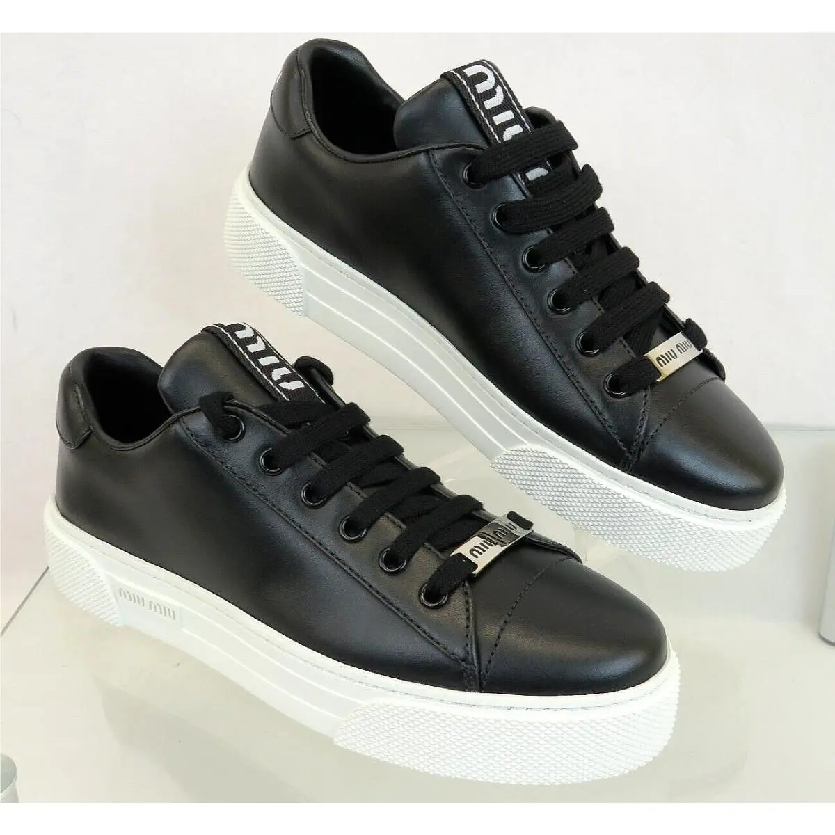 Miu Miu shoes - 5E165D - 5E165D - Black (UPC: 8059518664053) 2
