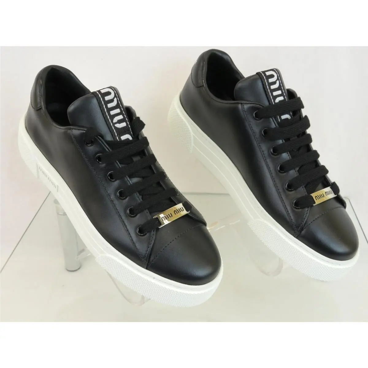 Miu Miu shoes - 5E165D - 5E165D - Black (UPC: 8059518664053) 4