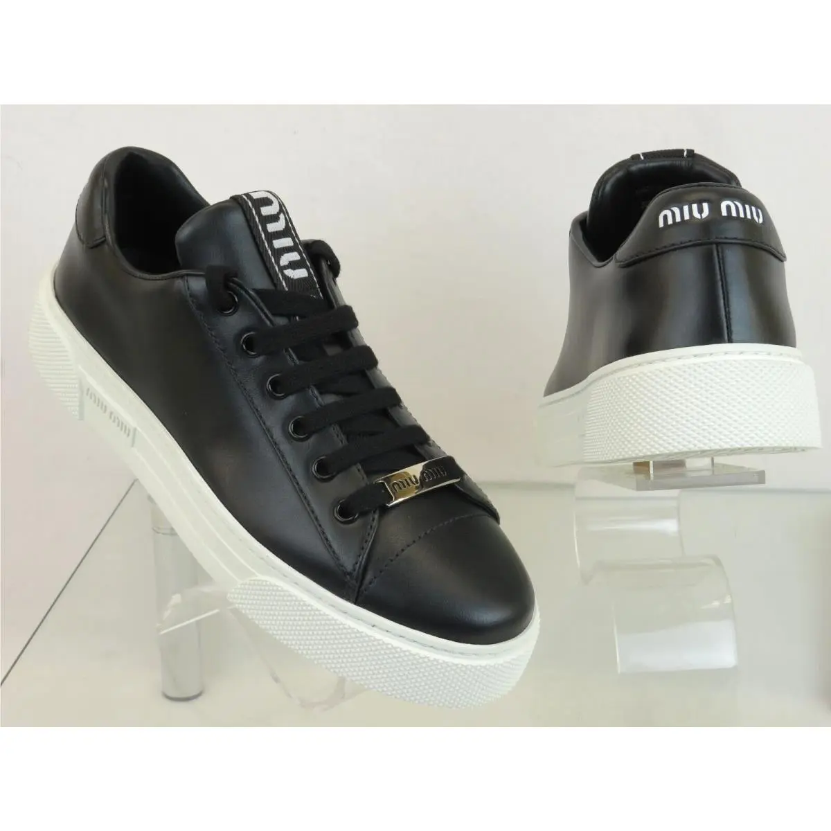 Miu Miu shoes - 5E165D - 5E165D - Black (UPC: 8059518664053) 5
