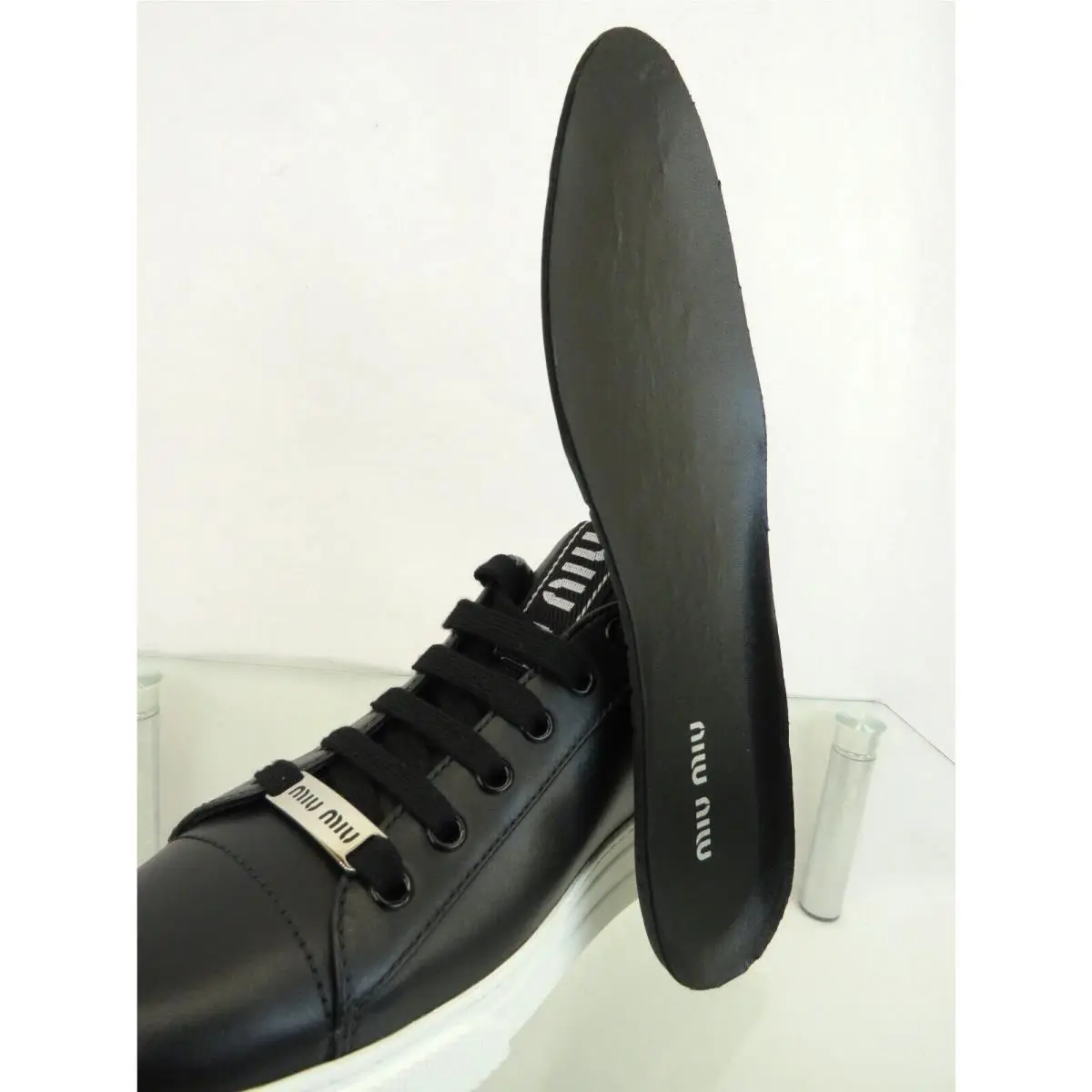 Miu Miu shoes - 5E165D - 5E165D - Black (UPC: 8059518664053) 9