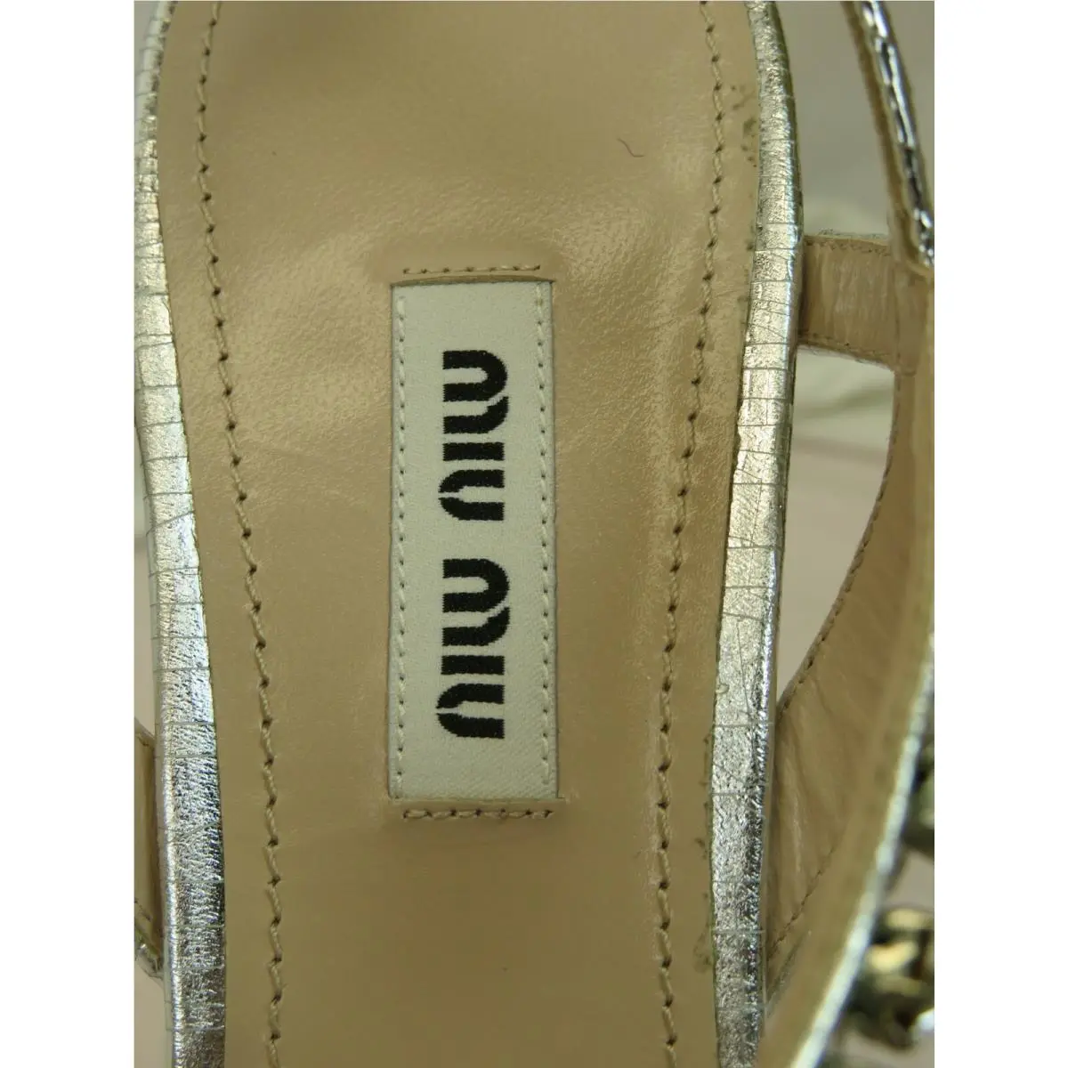 Miu Miu shoes - MIU MIU PRADA 5X008C - PRADA - Silver (UPC: 8050533863131) 4