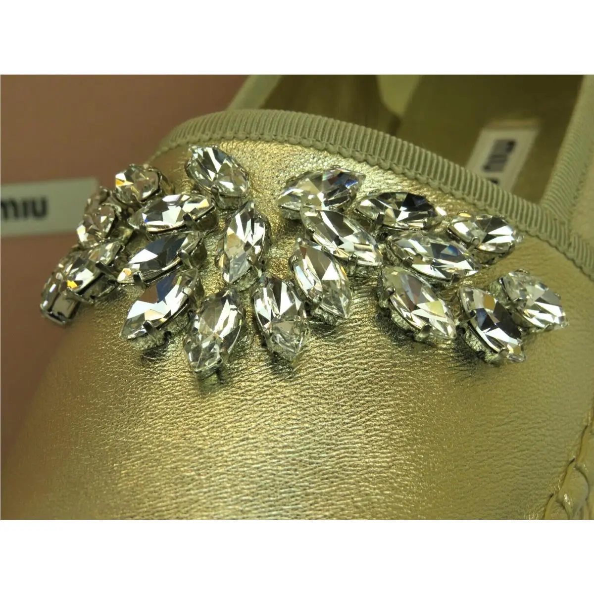Miu Miu shoes - MIU MIU PRADA 5S963C - PRADA - Gold (UPC: 8052288620816) 0