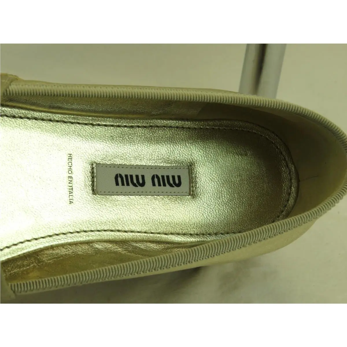 Miu Miu shoes - MIU MIU PRADA 5S963C - PRADA - Gold (UPC: 8052288620816) 7
