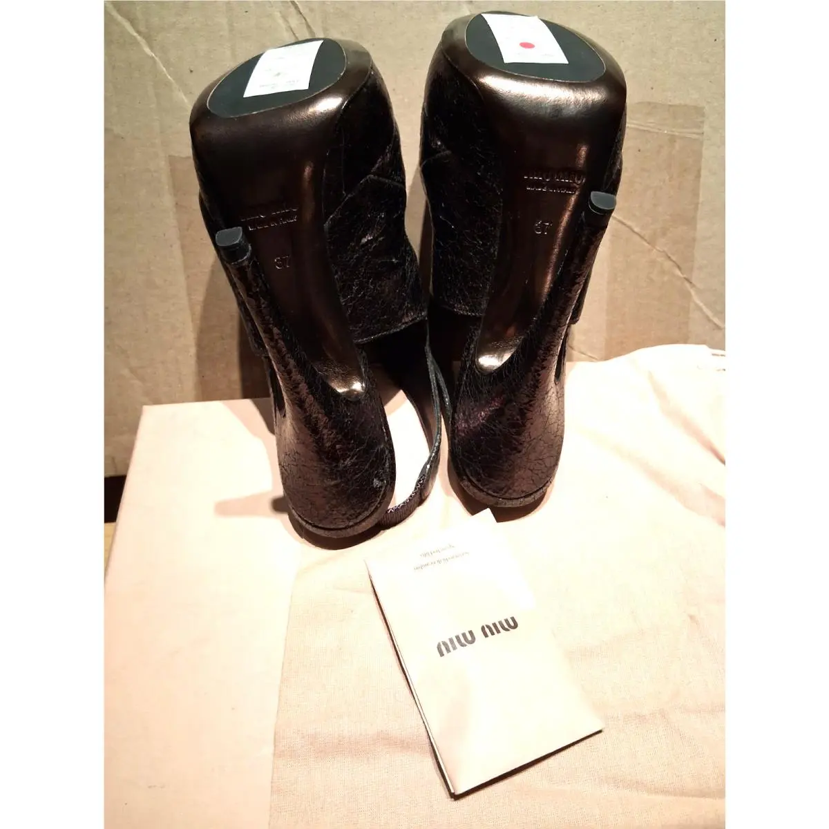 Miu Miu shoes - MIU MIU PRADA 5X7027 - PRADA - Black 4