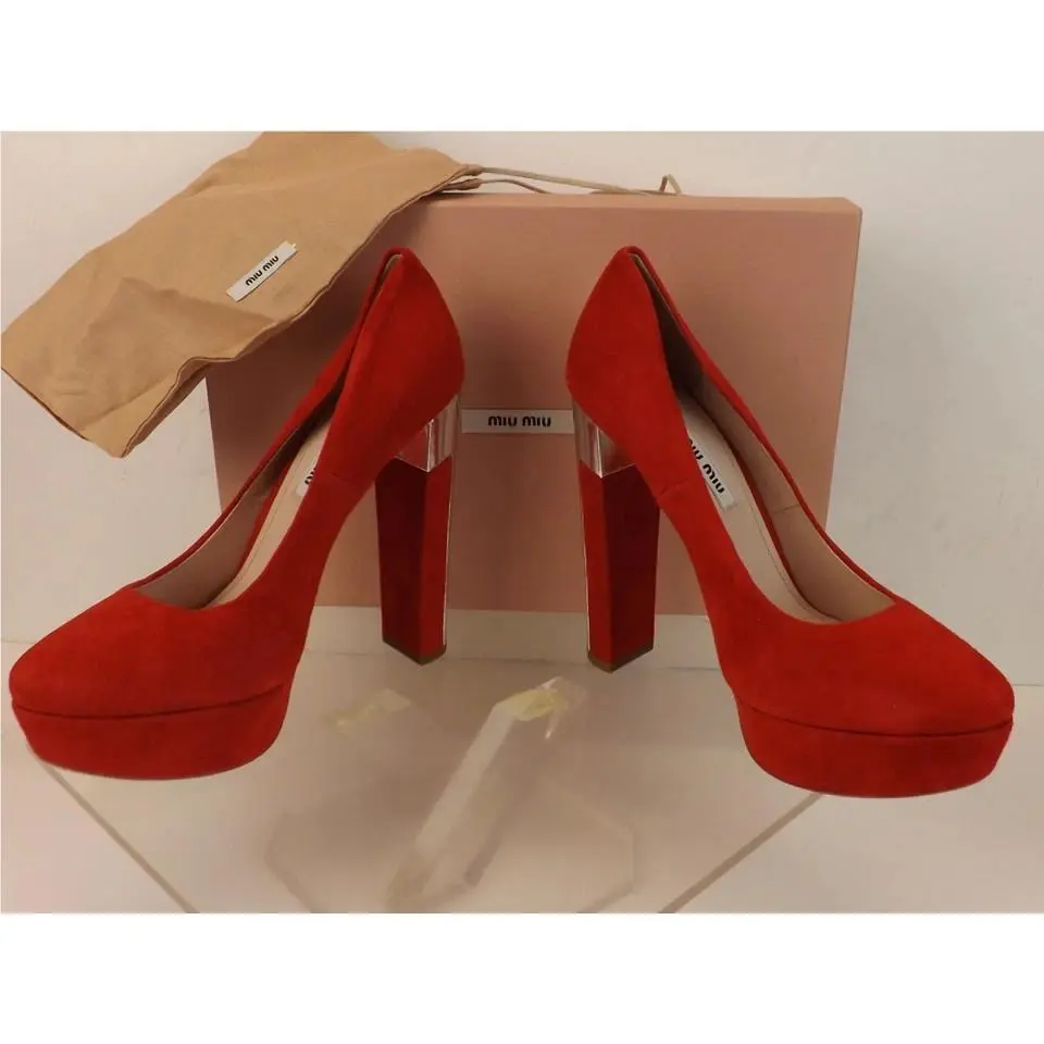 Miu Miu shoes - MIU MIU PRADA 5IP334 - PRADA - Red (UPC: 0468205358348) 1