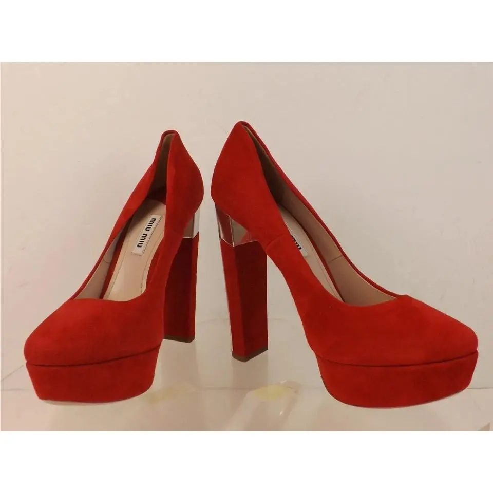 Miu Miu shoes - MIU MIU PRADA 5IP334 - PRADA - Red (UPC: 0468205358348) 2