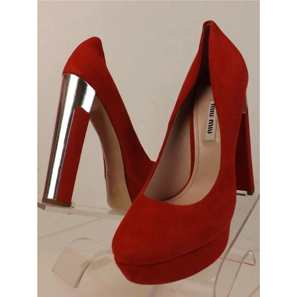 Miu Miu shoes - MIU MIU PRADA 5IP334 - PRADA - Red (UPC: 0468205358348) 5