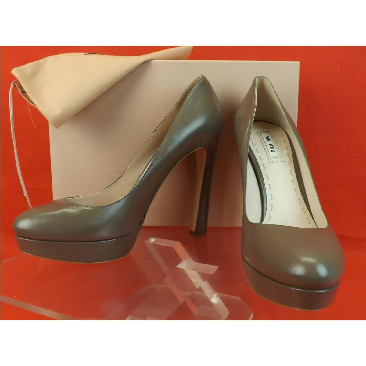Miu Miu shoes - 5IP163F - 5IP163F - Green (UPC: 0468205358348) 0
