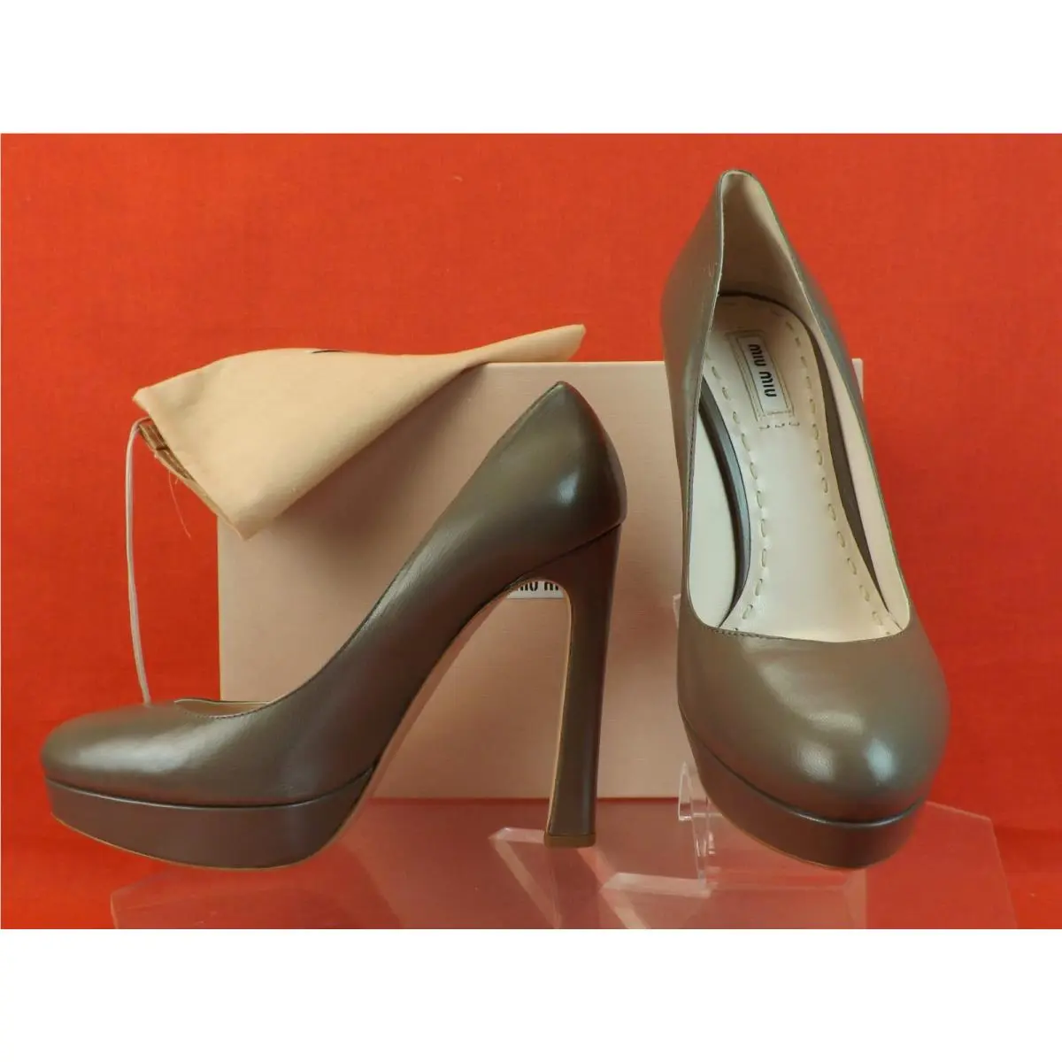 Miu Miu shoes - 5IP163F - 5IP163F - Green (UPC: 0468205358348) 4