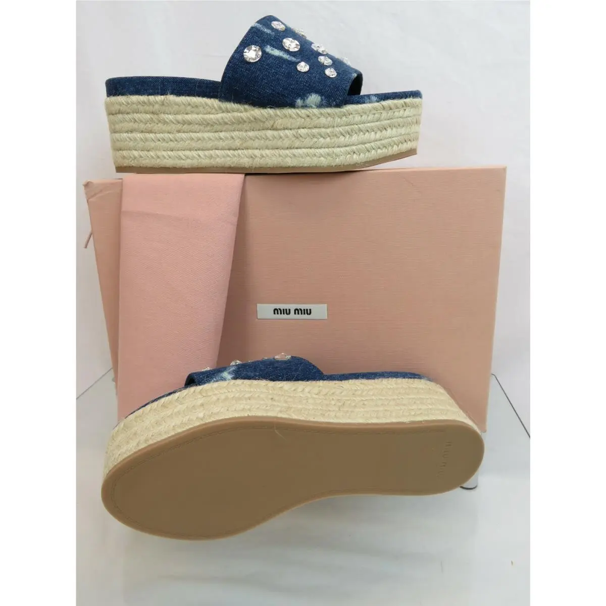 Miu Miu shoes - MIU MIU PRADA 5XX383 - PRADA - Blue (UPC: 8056158896172) 3