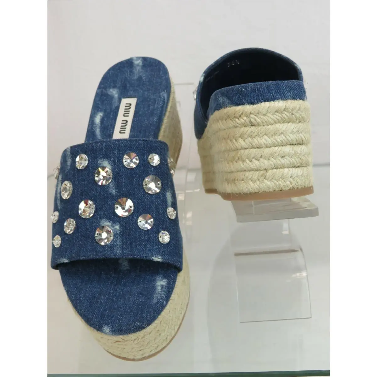 Miu Miu shoes - MIU MIU PRADA 5XX383 - PRADA - Blue (UPC: 8056158896172) 5