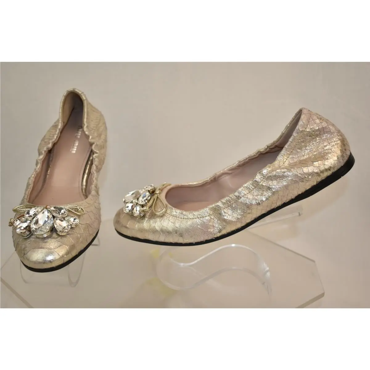 Miu Miu shoes - MIU MIU PRADA 5F149C - PRADA - Gold (UPC: 8056382641593) 5